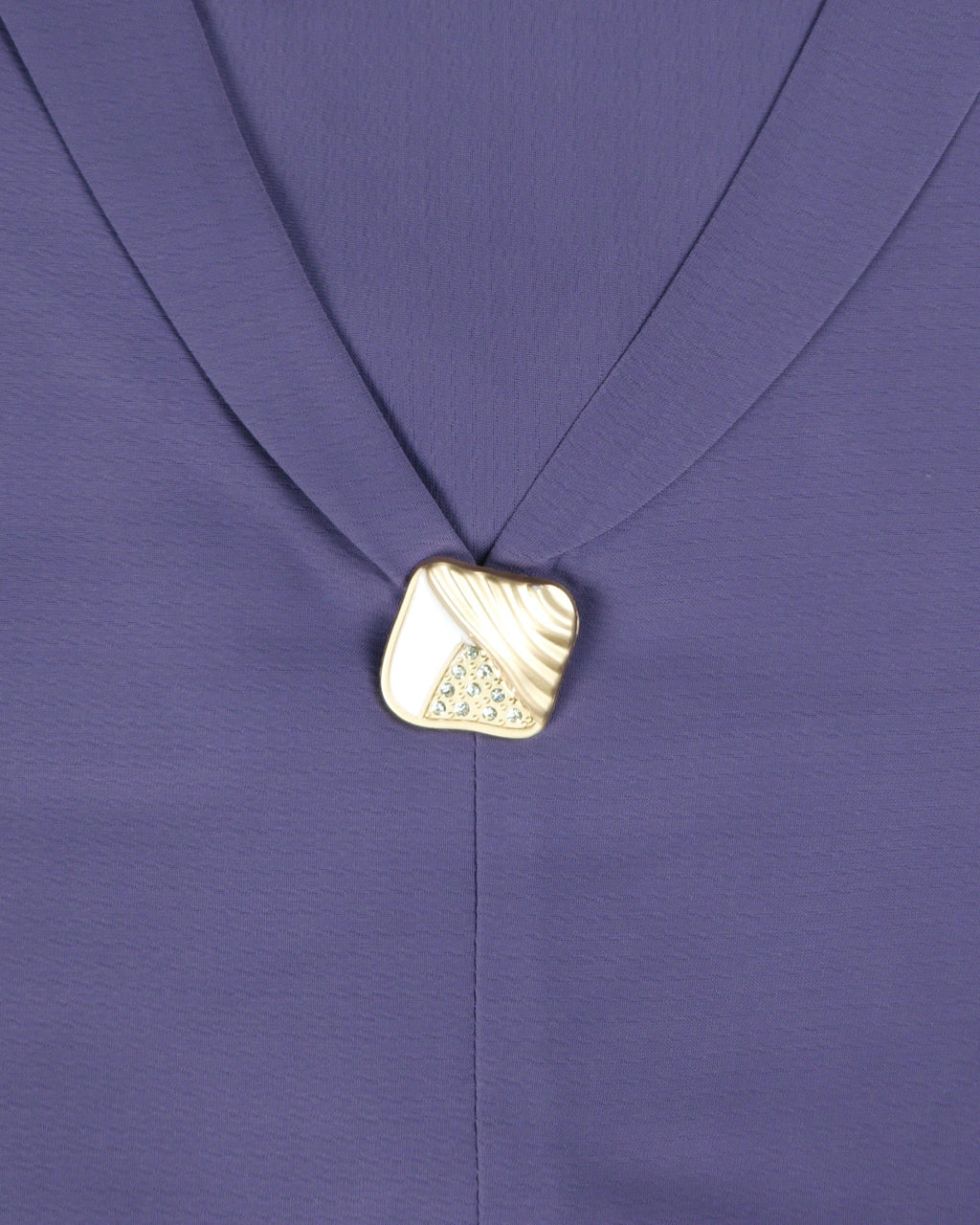 The Lavender Embellished V-Neck Top
