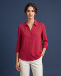 The Crimson Collared Blouse