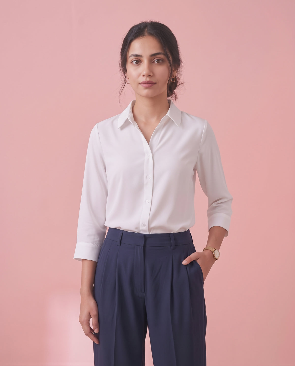 The White Collared Blouse